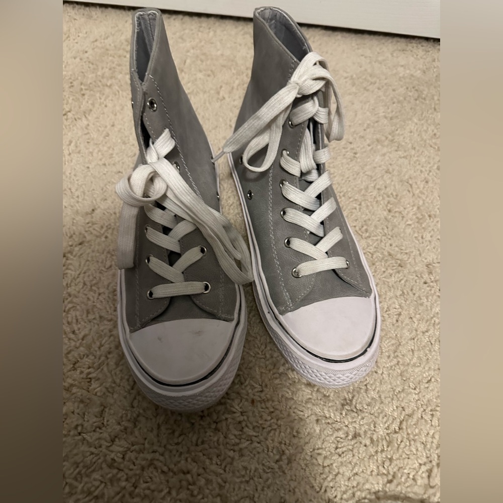 CCOCCI Gray high top sneakers